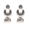 New Retro Sector Silver Color Turkish Bells Indian Jhumka Earrings