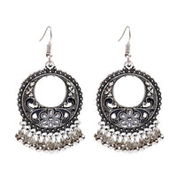 Boho Gypsy Tassel Indian Drop Earrings Jhumka Earrings