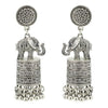 Vintage Big Elephant Drop Earrings For Women Ethnic Bells Tassel Earrings Pendients Boho Statement Indian Thailand Jewelry