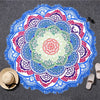 Indian Elephant Type Round Mat Scarve Fashion Mandala Tapestry Beach Mat Picnic Throw Rug Blanket Bohemia Grassplot Mat