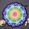 Indian Elephant Type Round Mat Scarve Fashion Mandala Tapestry Beach Mat Picnic Throw Rug Blanket Bohemia Grassplot Mat